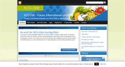 Desktop Screenshot of hcg-diaet.com